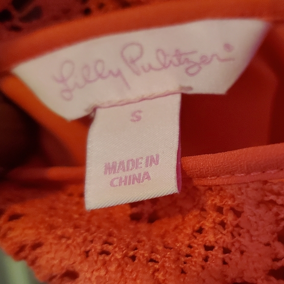 Lilly Pulitzer Topanga Lace Tunic Dress Size Small - Picture 8 of 8